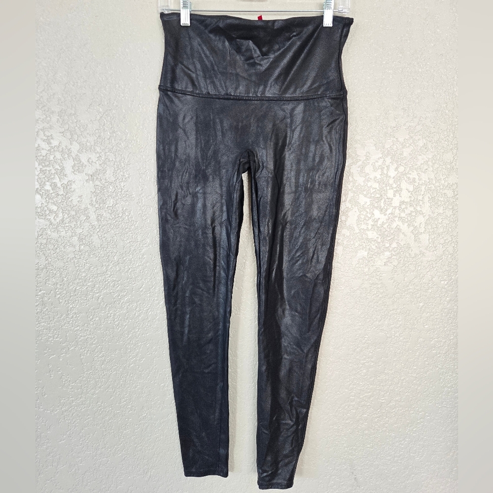 SPANX Faux Leather Leggings Black XL